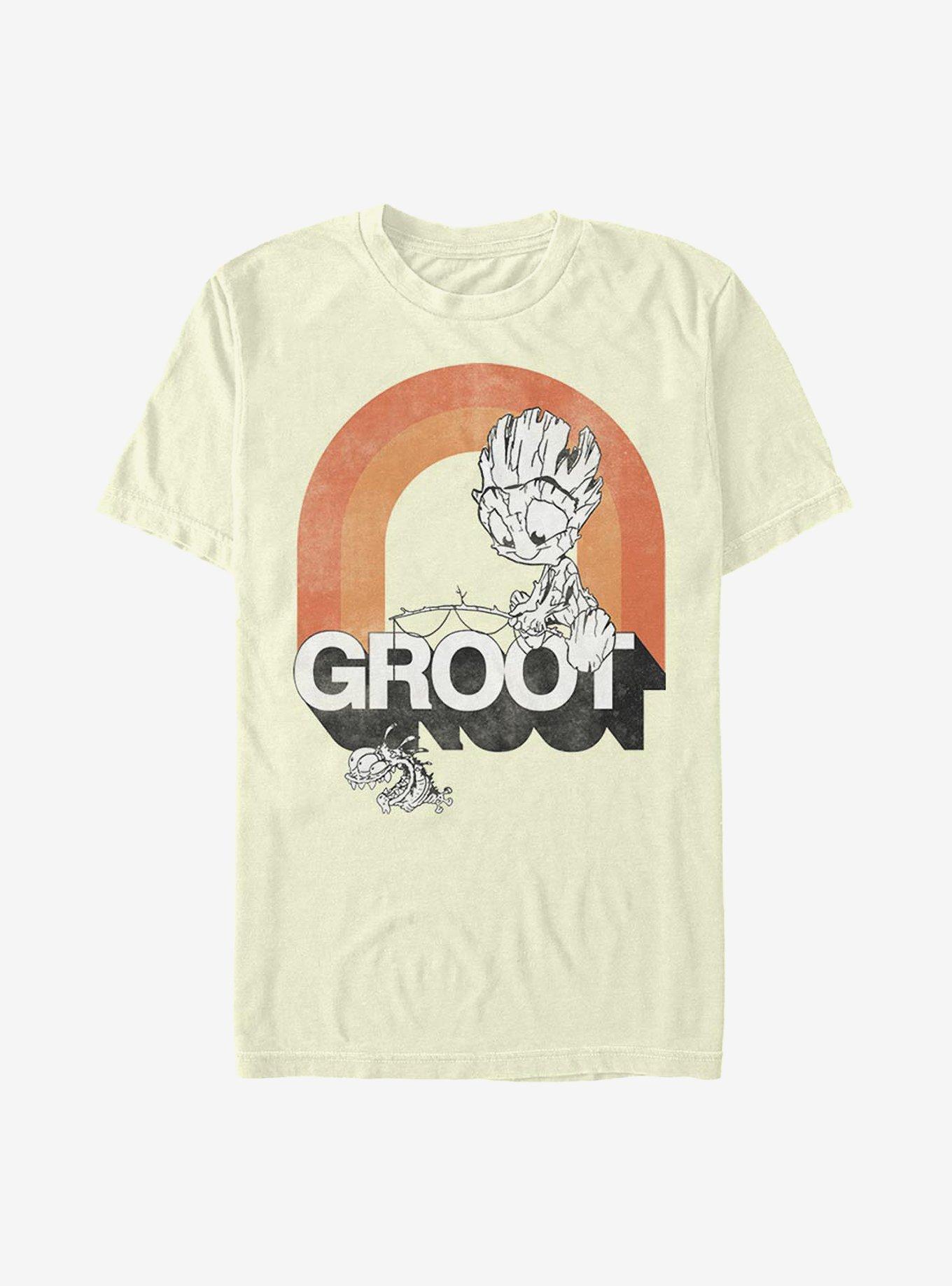 Marvel Guardians Of The Galaxy Groot T-Shirt, NATURAL, hi-res