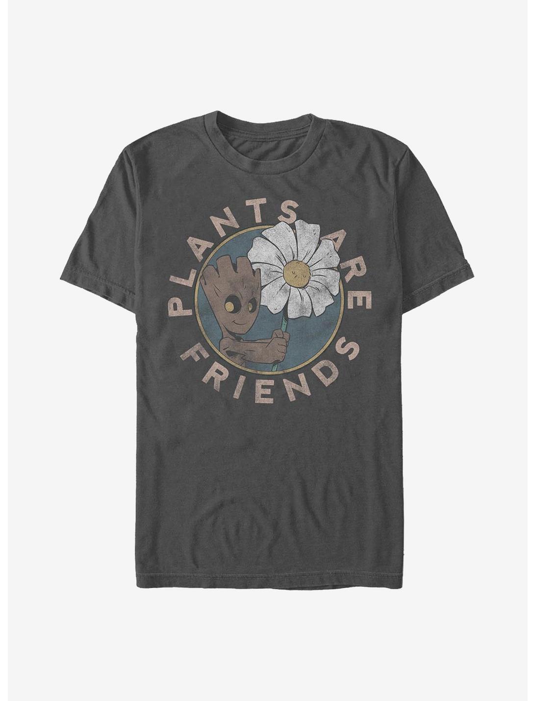 Marvel Guardians Of The Galaxy Plants Are Friends T-Shirt, CHARCOAL, hi-res