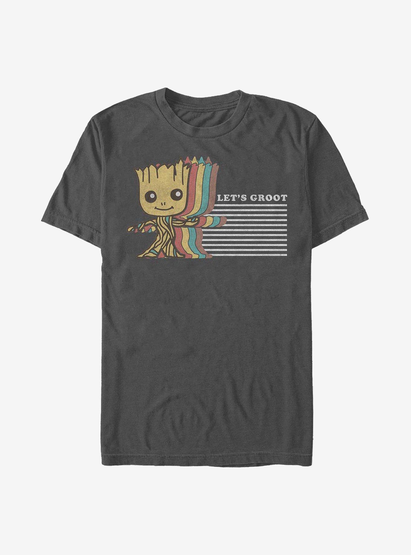 Marvel Guardians Of The Galaxy Retro Groot T-Shirt, , hi-res