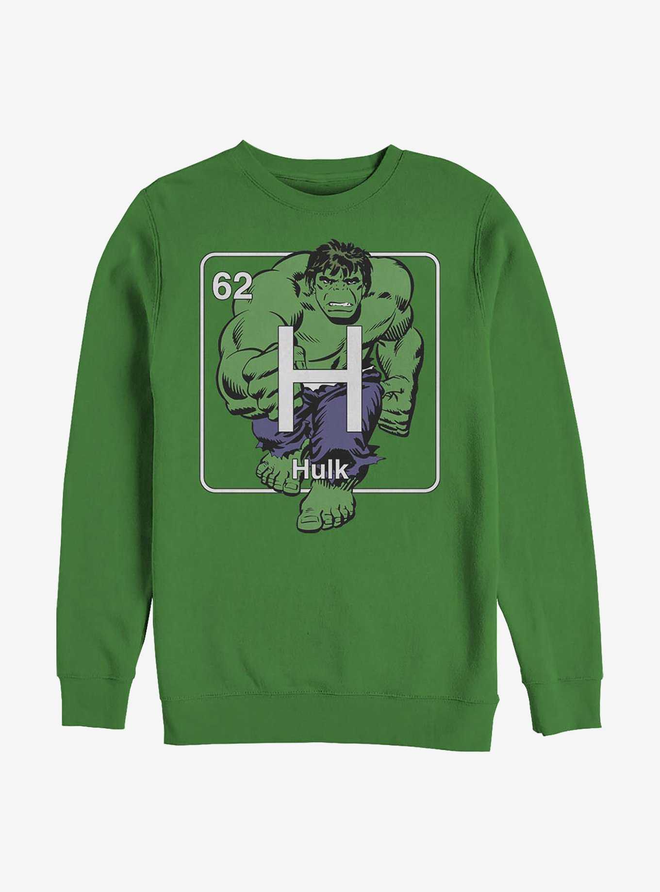Marvel Hulk Periodic Hulk Crew Sweatshirt, , hi-res