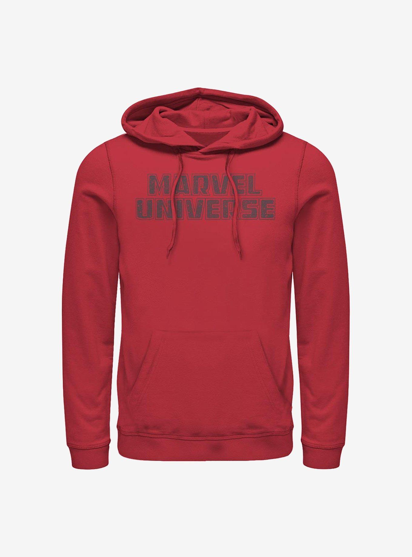 Marvel Universe Hoodie, RED, hi-res
