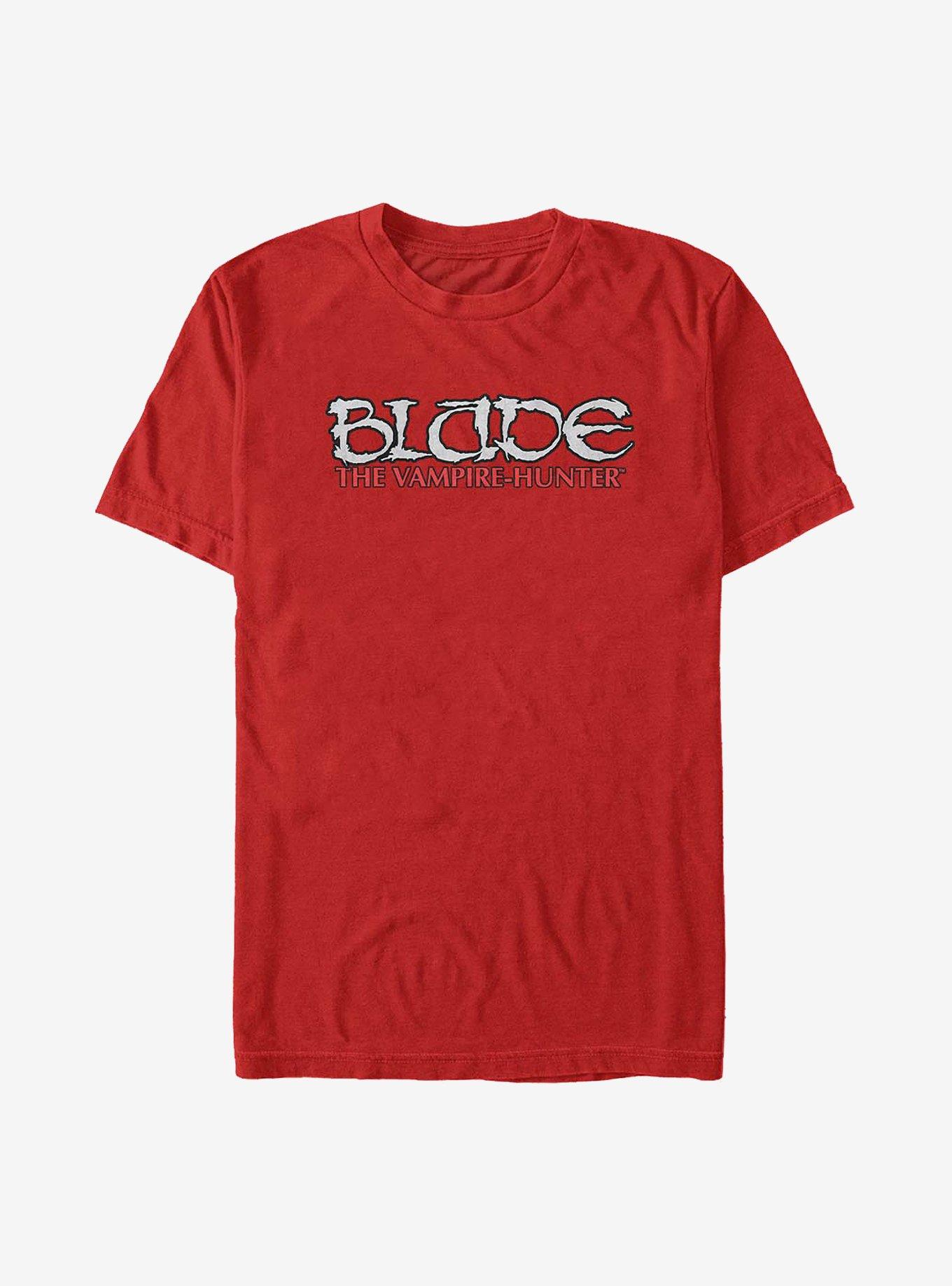 Marvel Blade Logo T-Shirt, RED, hi-res