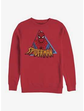 Marvel Spider-Man Triangle Crew Sweatshirt, , hi-res