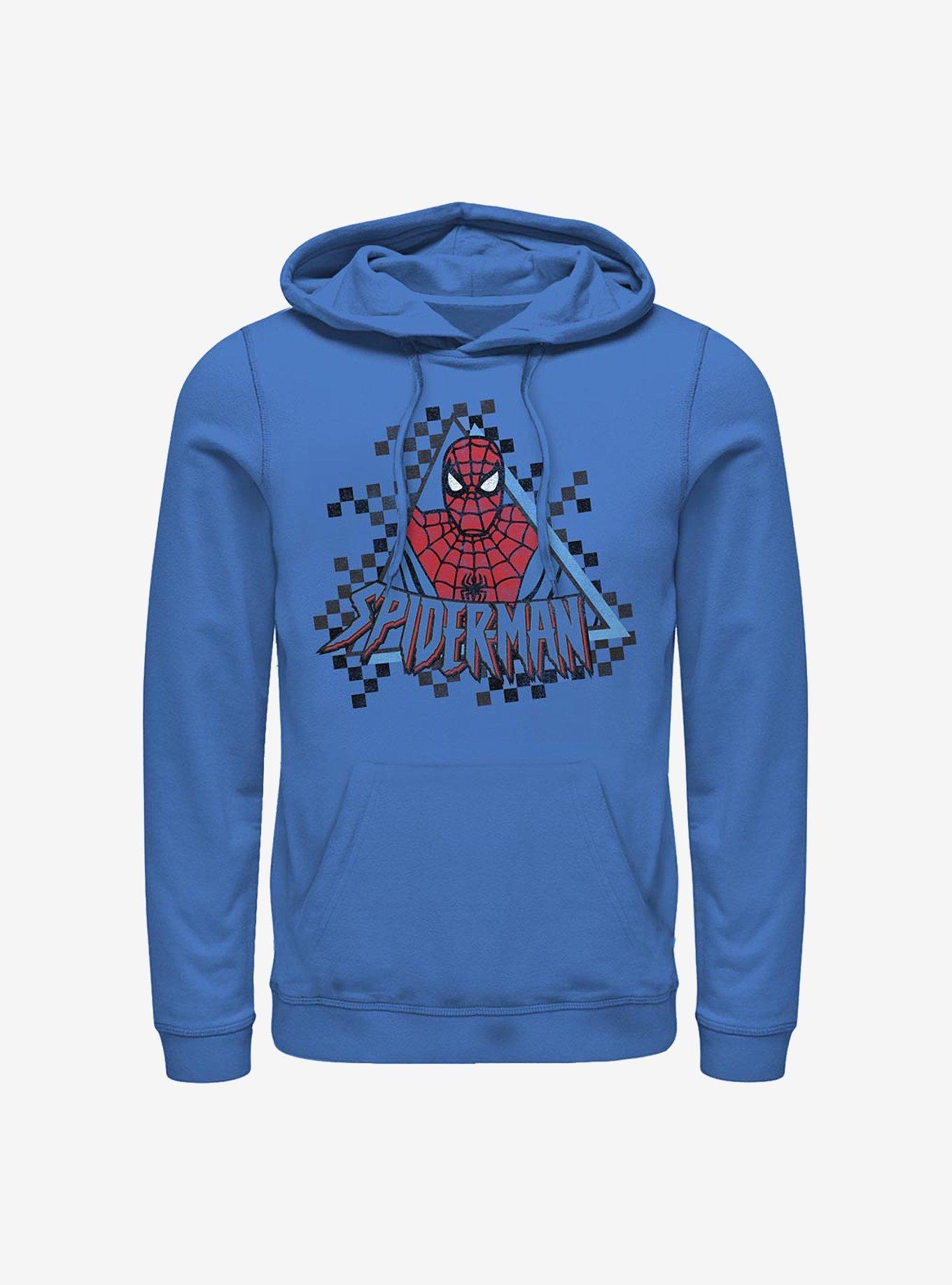Marvel Spider-Man Spider Checkered Hoodie, , hi-res