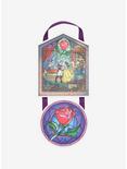 Disney Beauty And The Beast Stained Glass Wooden Hanging Art, , hi-res
