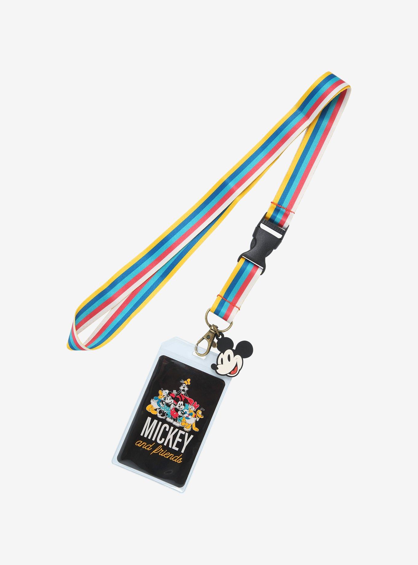 Disney Classic Mickey Mouse Rainbow Lanyard, , hi-res