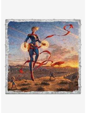 Plus Size Marvel Captain Marvel Dawn of a New Day 14" x 14" Metal Box Art, , hi-res
