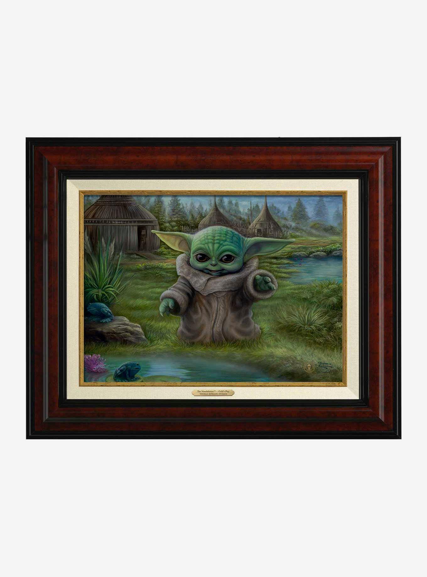 Star Wars The Mandalorian Child's Play 12" x 16" Canvas Classics, , hi-res