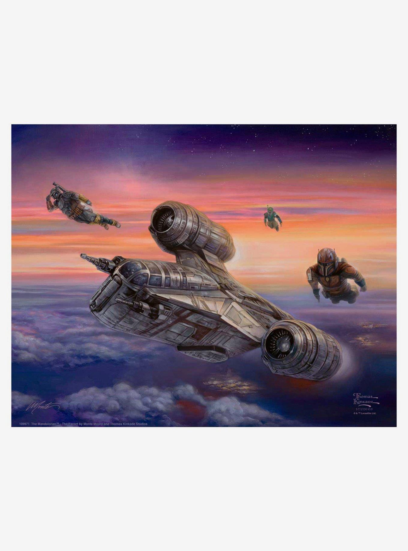 Star Wars The Mandalorian The Escort 11" x 14" Art Print, , hi-res