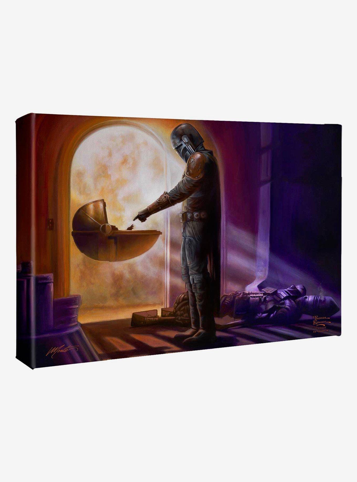 Star Wars The Mandalorian Turning Point 10" x 14" Gallery Wrapped Canvas