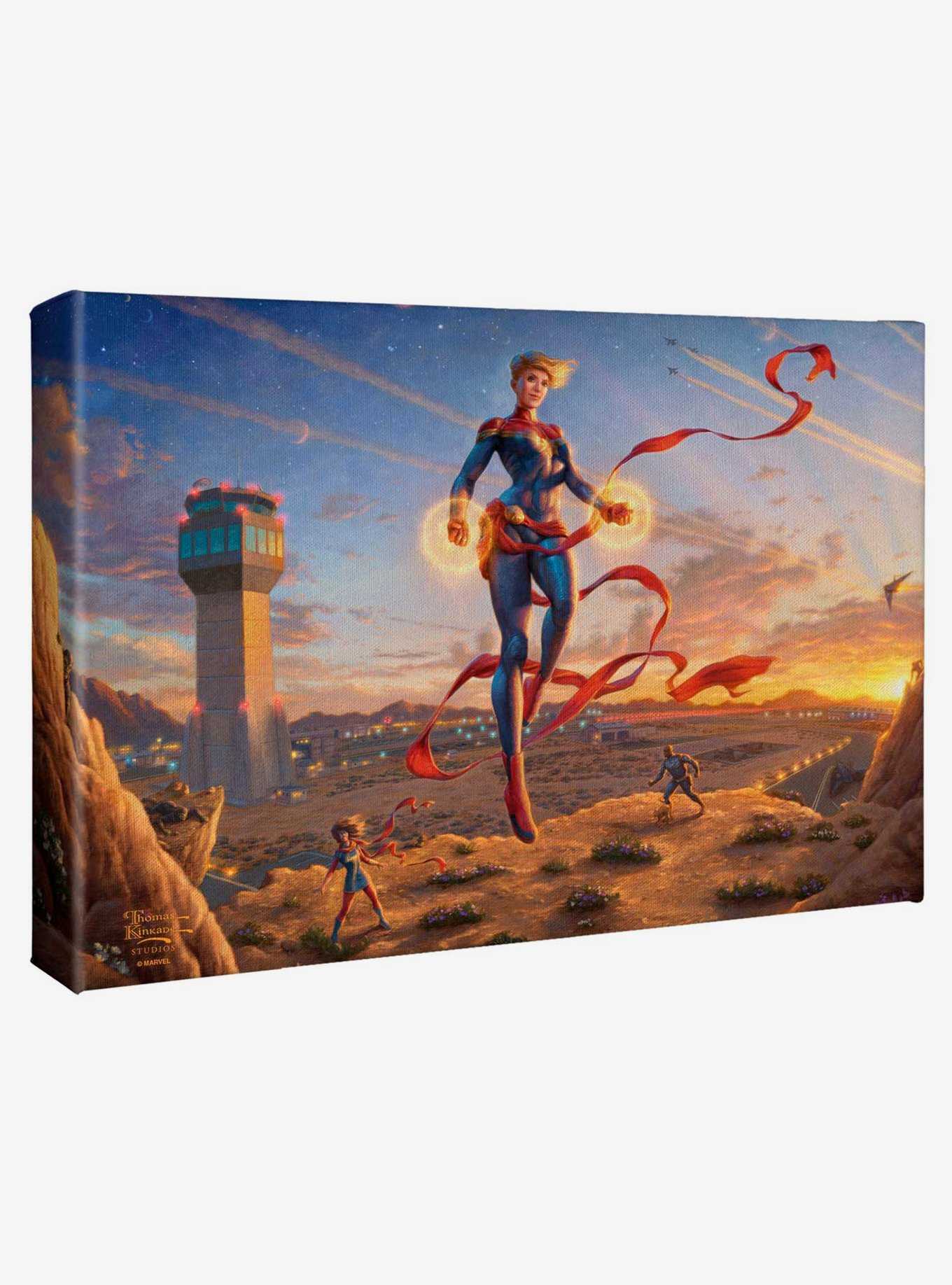 Marvel Captain Marvel Dawn of a New Day 10" x 14" Gallery Wrapped Canvas, , hi-res