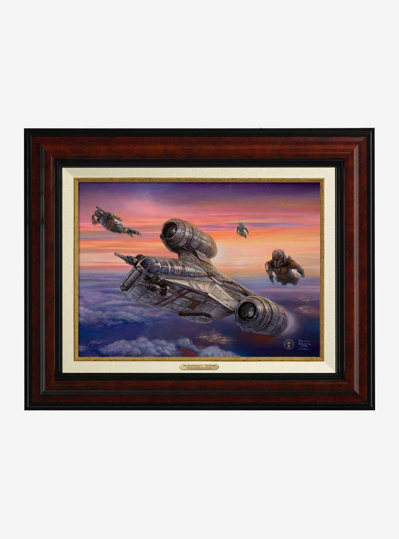 Star Wars The Mandalorian The Escort 12" x 16" Canvas Classics, , hi-res