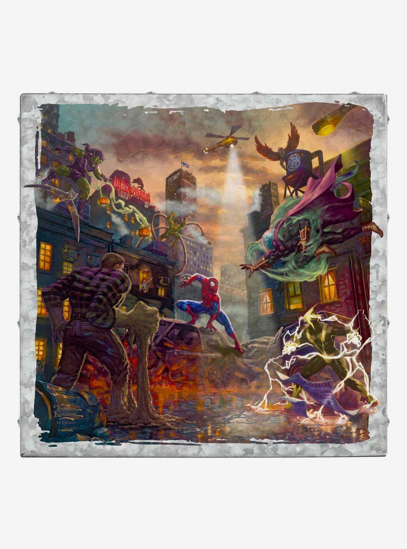 Marvel Spider-Man vs. the Sinister Six 14" x 14" Metal Box Art, , hi-res