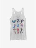 Marvel Avengers Character Collage Womens Tank Top, WHITE HTR, hi-res