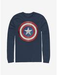 Marvel Captain America Shield Long-Sleeve T-Shirt, NAVY, hi-res