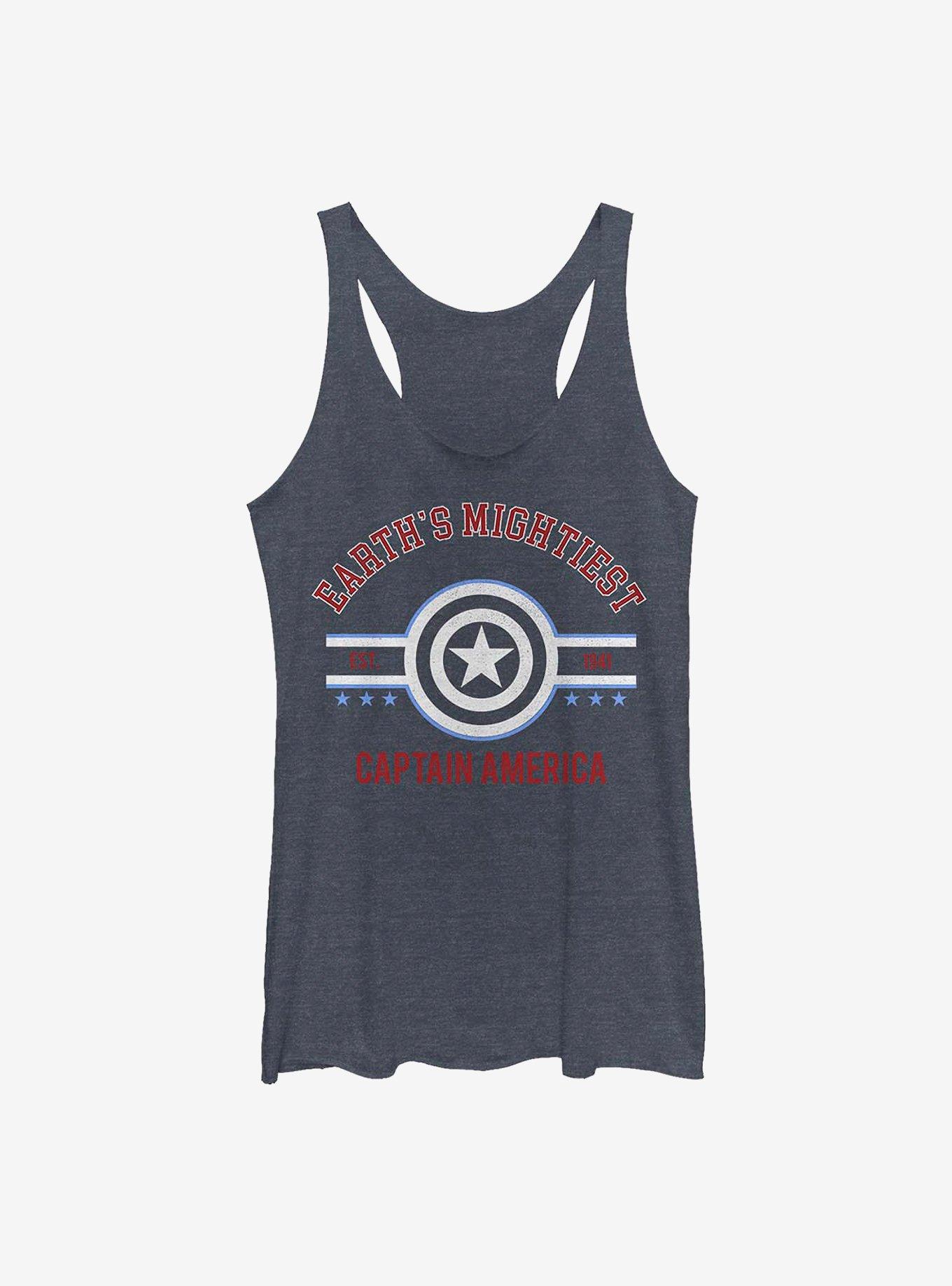 Marvel Captain America Mighty Cap Womens Tank Top, , hi-res