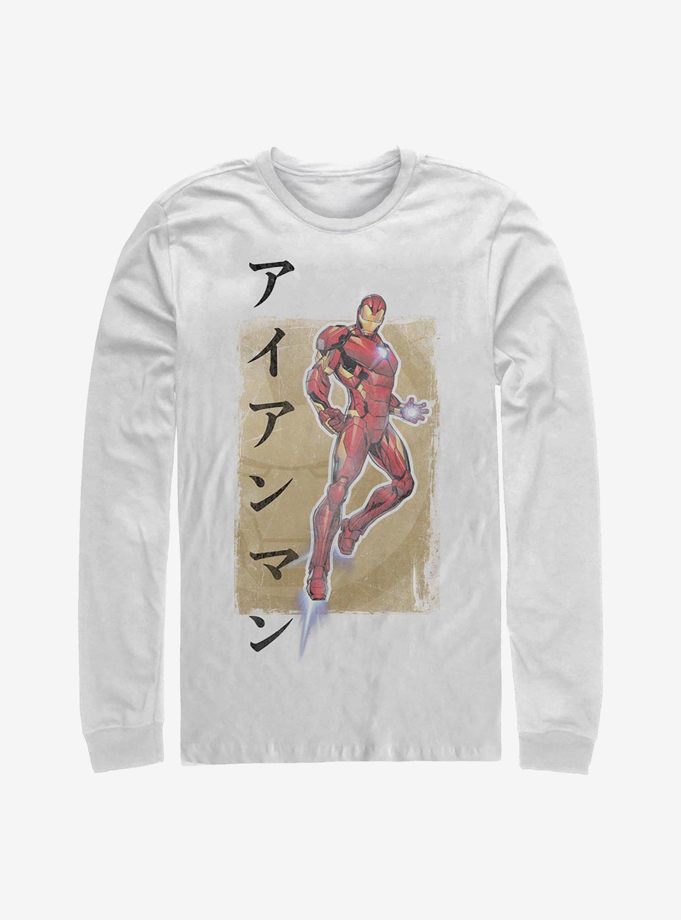 Marvel Iron Man Flying Long-Sleeve T-Shirt, , hi-res