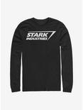 Marvel Iron Man Stark Logo Long-Sleeve T-Shirt, BLACK, hi-res