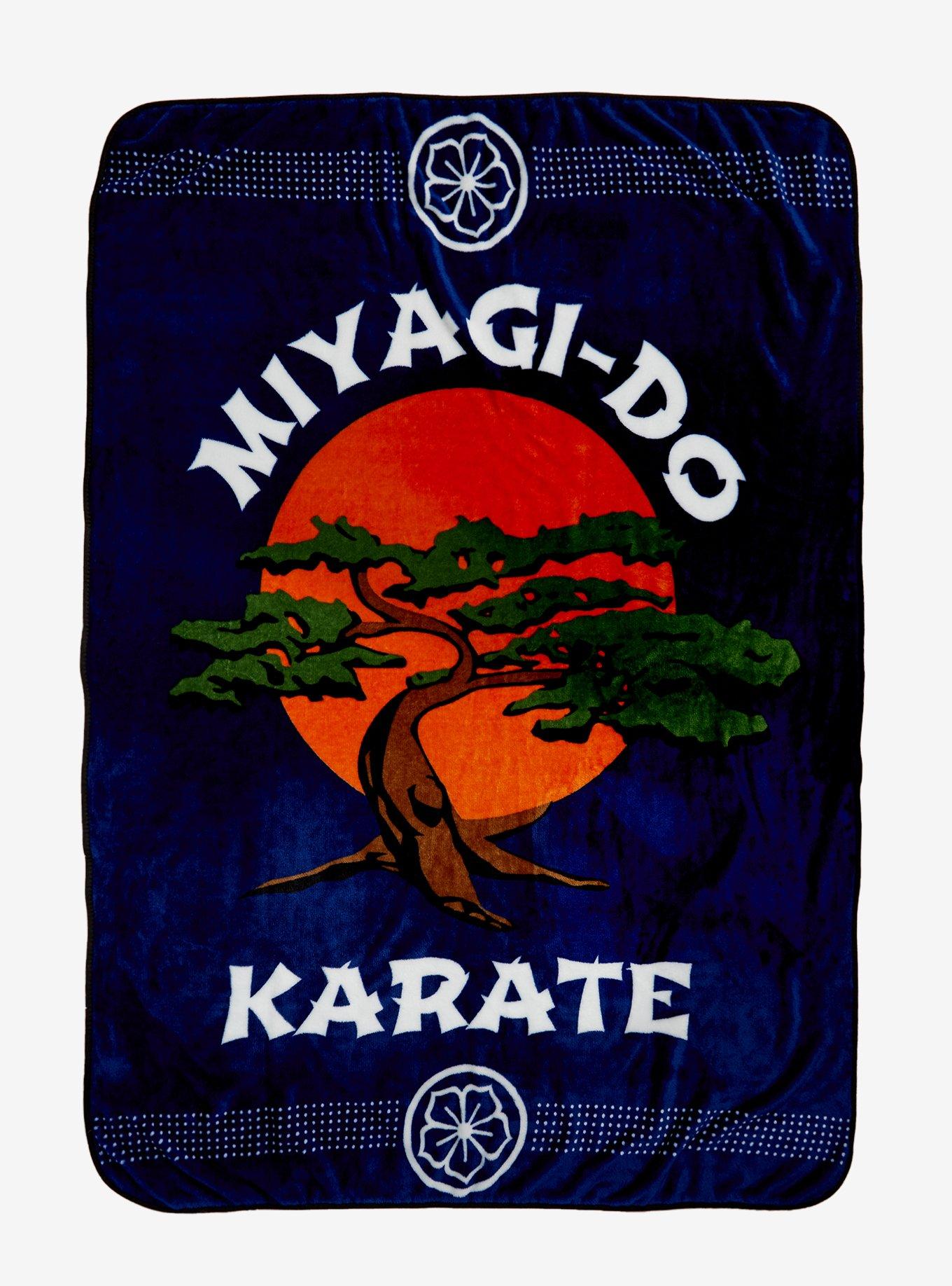 Cobra Kai MiyagiDo Throw Blanket Hot Topic