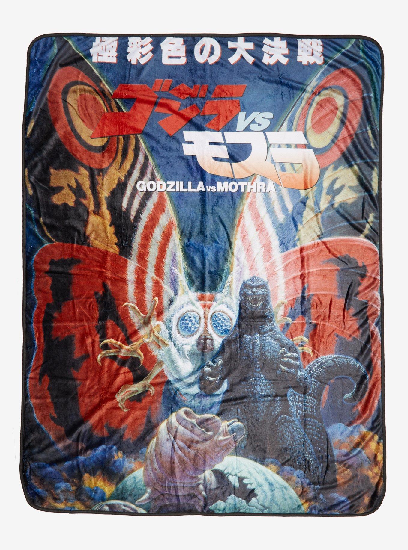 Godzilla Vs. Mothra Throw Blanket, , hi-res