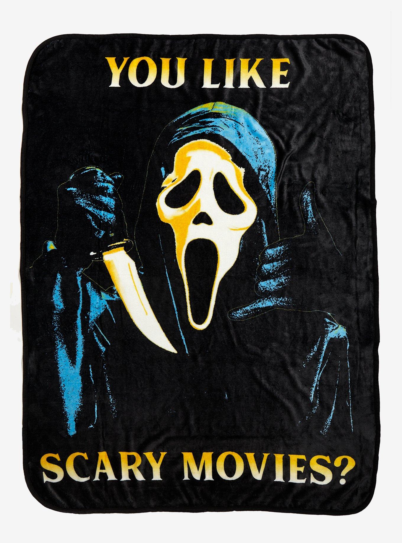 Scream You Like Scary Movies Throw Blanket Hot Topic