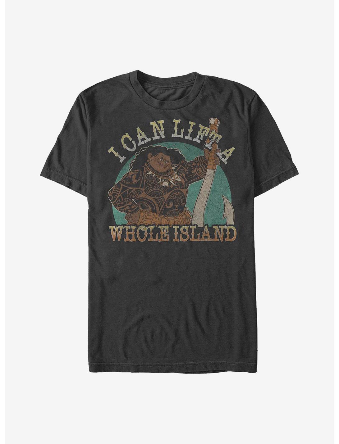 Disney Moana Whole Island T-Shirt, BLACK, hi-res