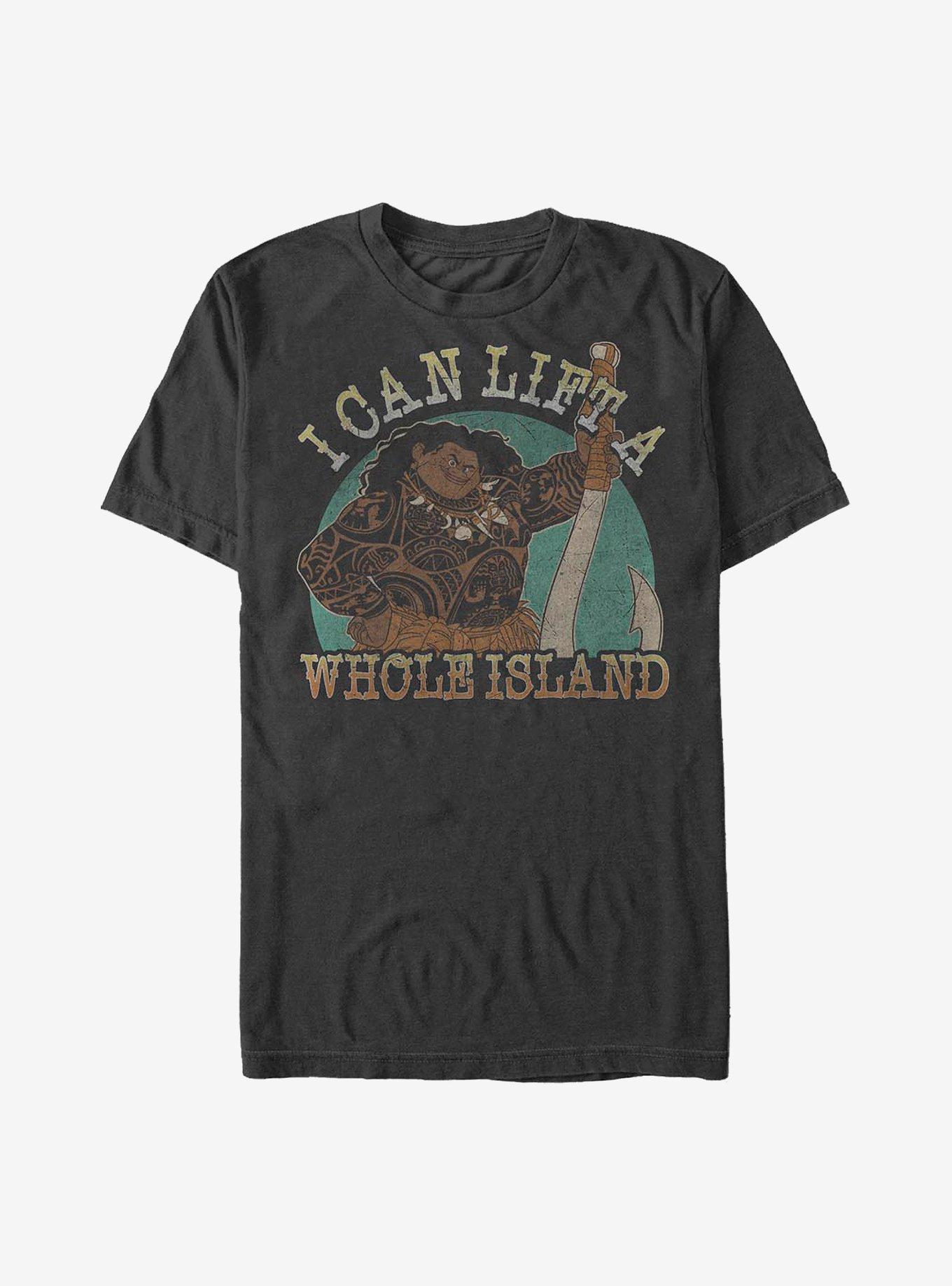 Disney Moana Whole Island T-Shirt, BLACK, hi-res