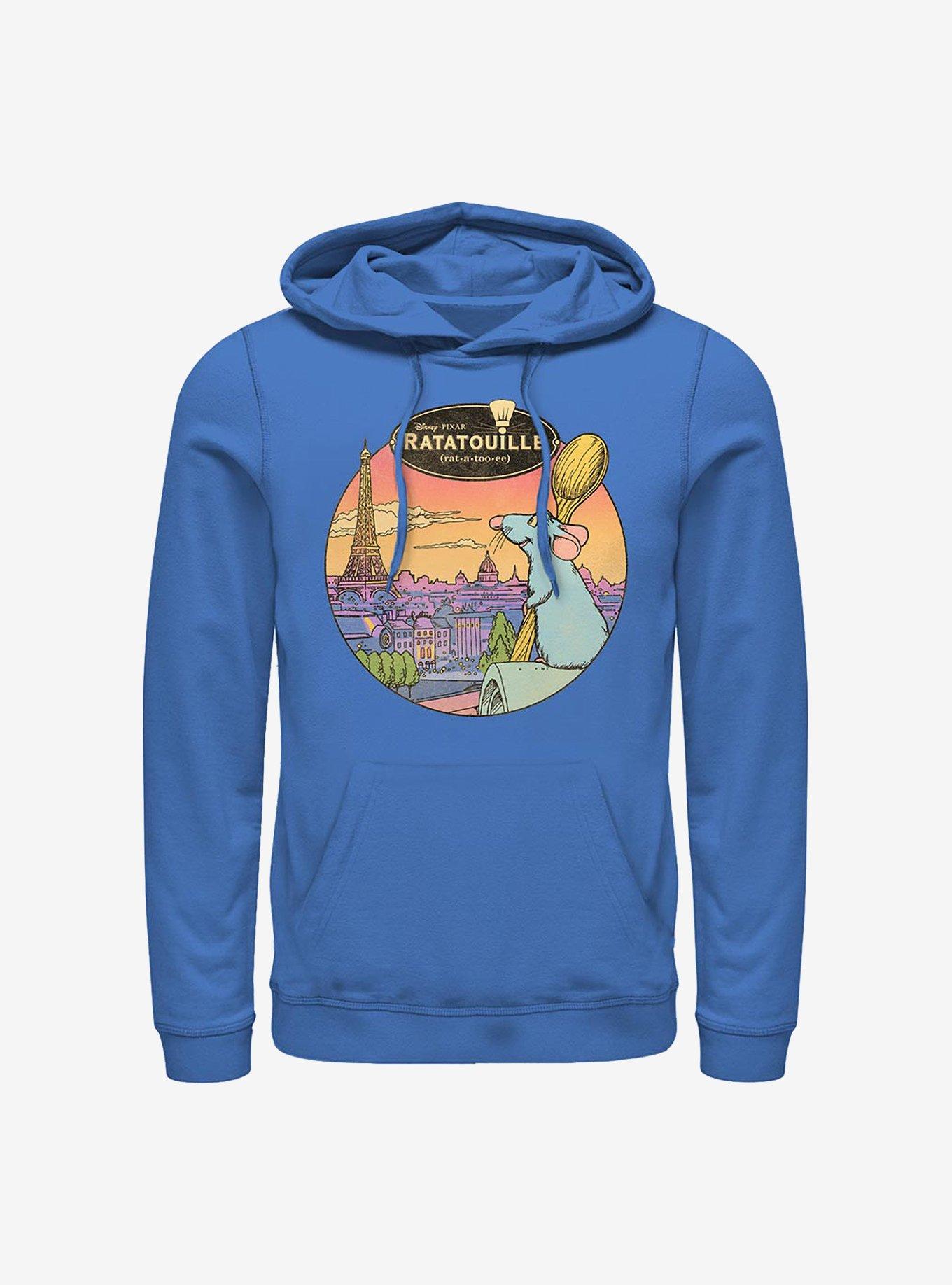 Disney Pixar Ratatouille Le Rat Parisian Hoodie, ROYAL, hi-res