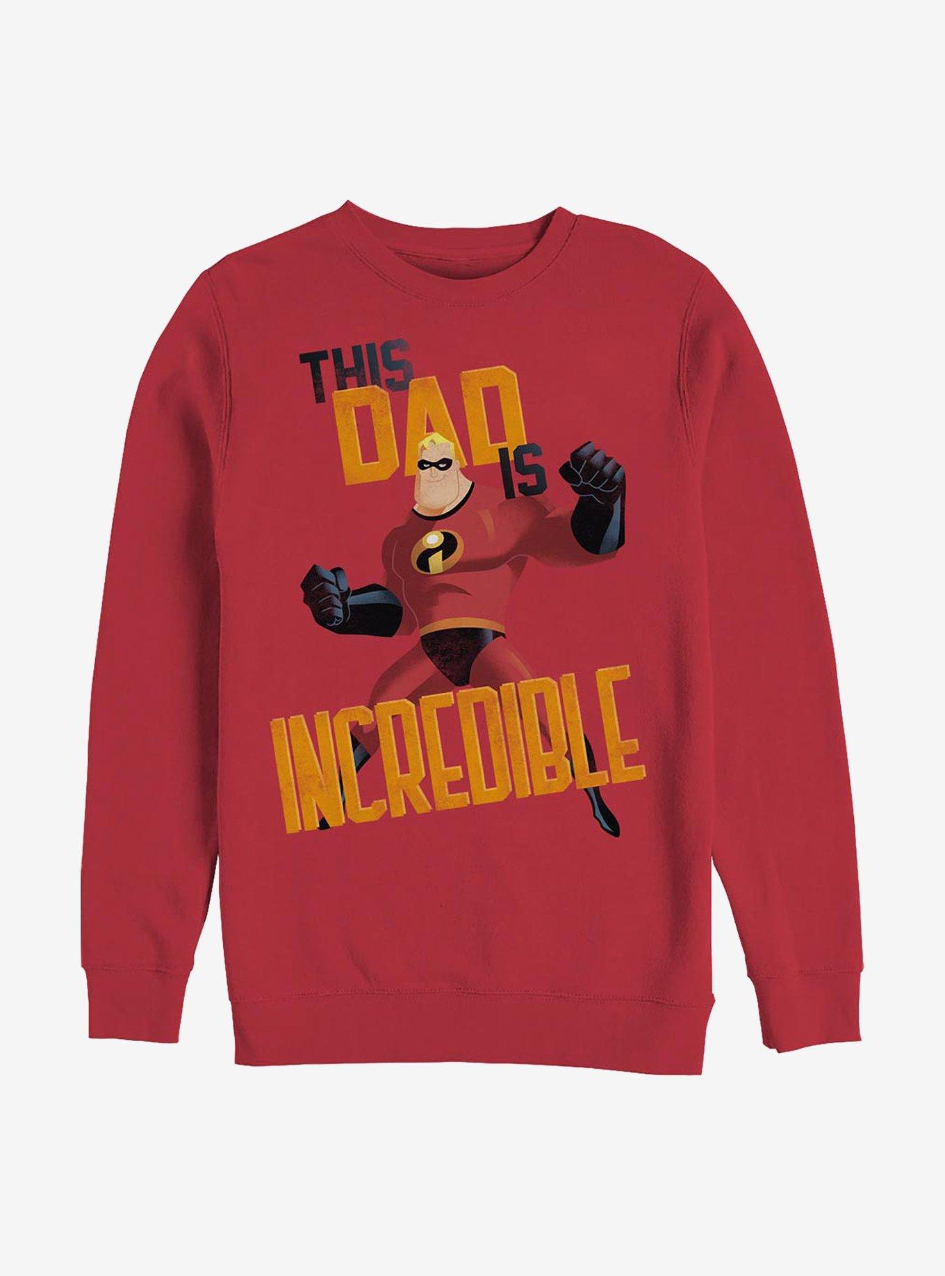Disney Pixar The Incredibles This Dad Crew Sweatshirt, , hi-res