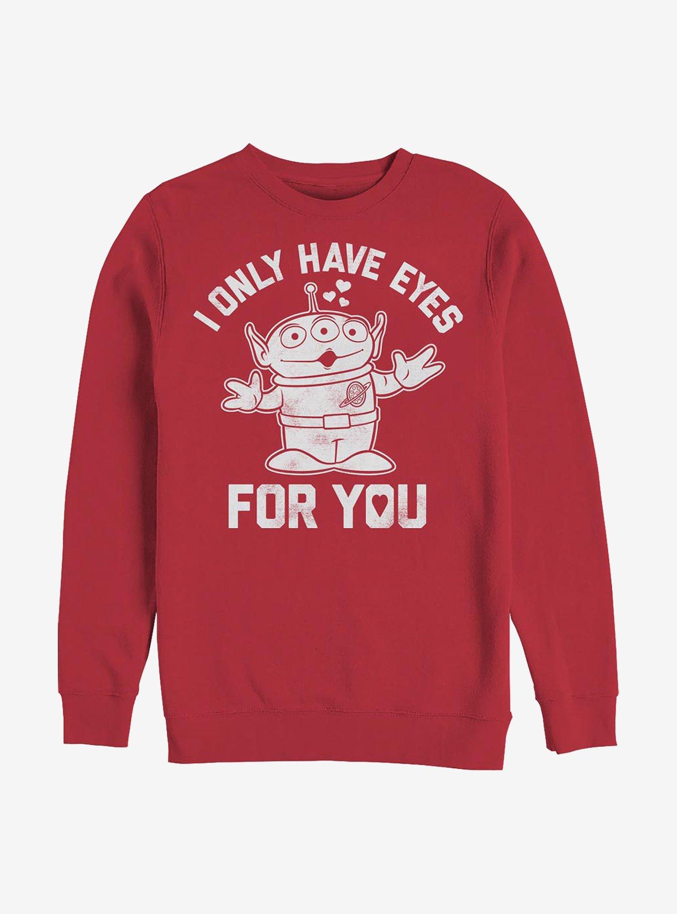 Disney Pixar Toy Story Eyes For You Crew Sweatshirt, RED, hi-res