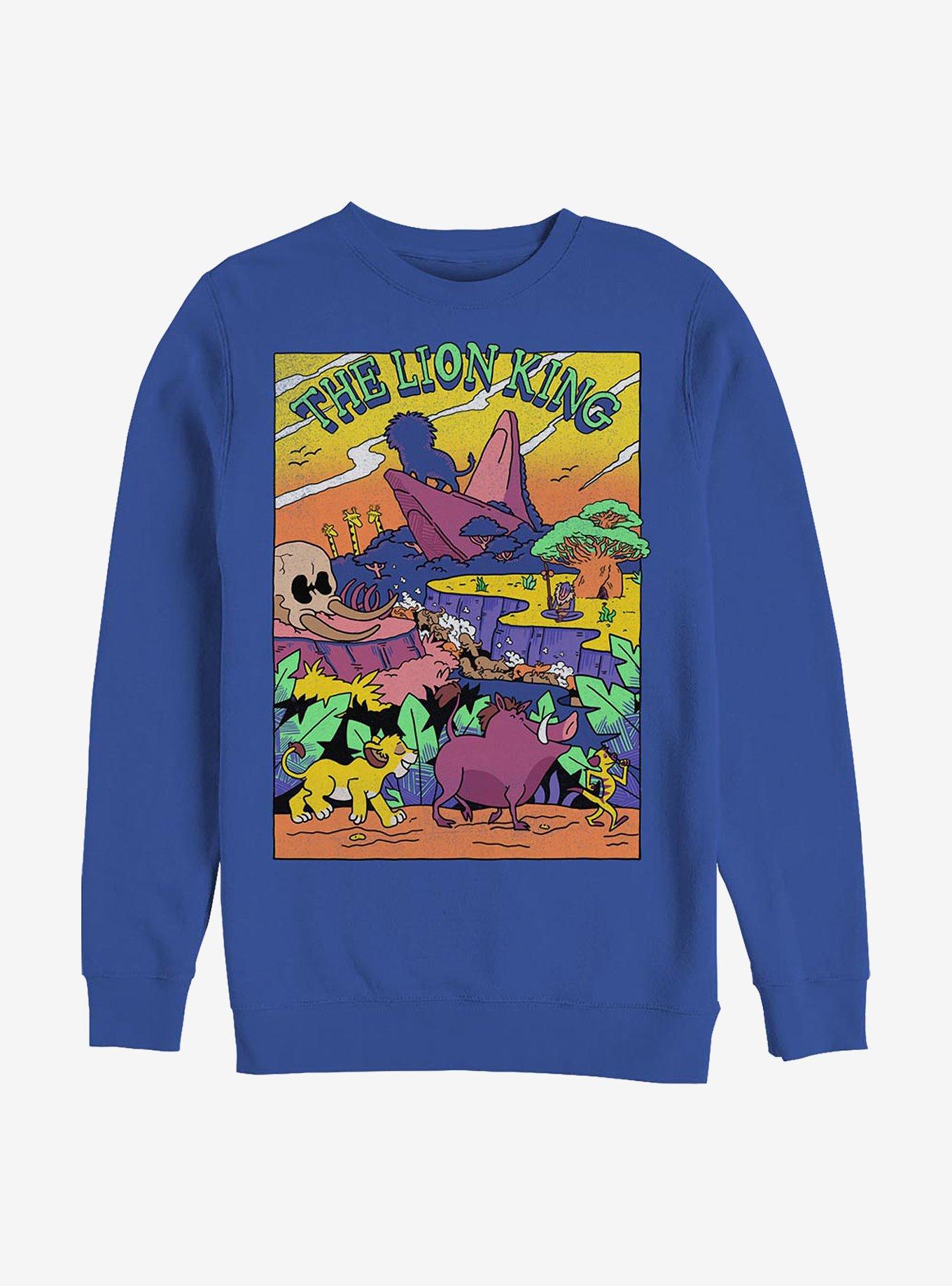 Disney The Lion King Lion Legend Crew Sweatshirt, ROYAL, hi-res