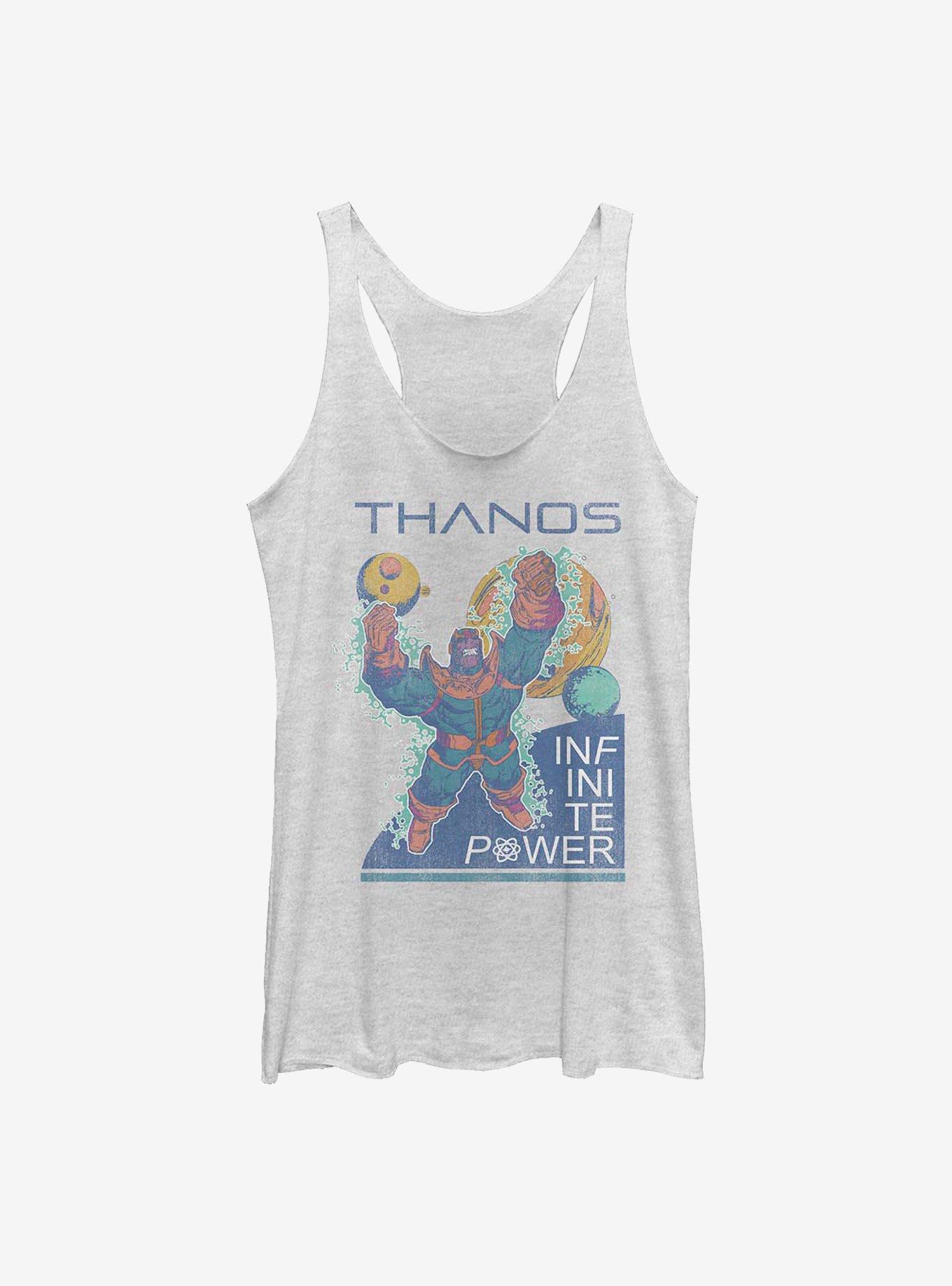 Marvel Avengers Infinite Power Womens Tank Top, WHITE HTR, hi-res