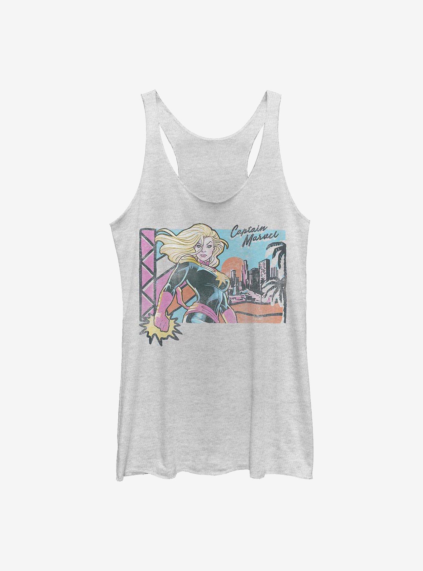 Marvel Captain Marvel Los Angeles Womens Tank Top, , hi-res