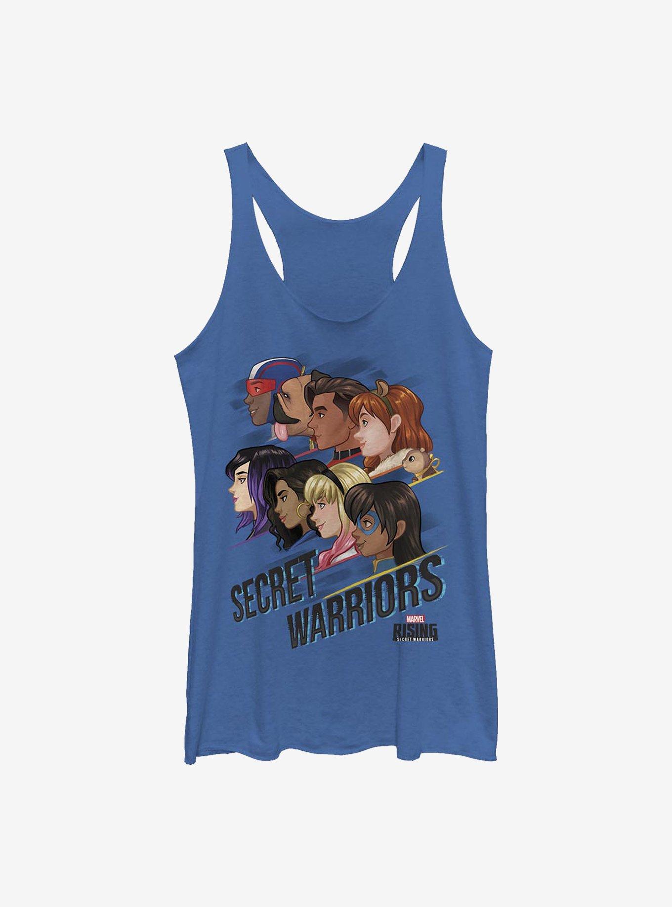 Marvel Silhouette Squad Womens Tank Top, ROY HTR, hi-res