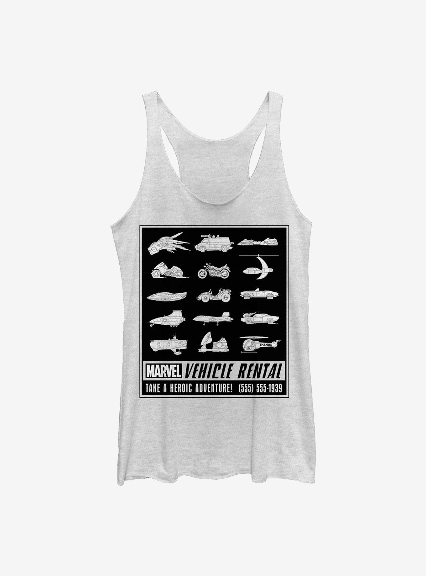 Marvel  Vehicle Rental Womens Tank Top, , hi-res