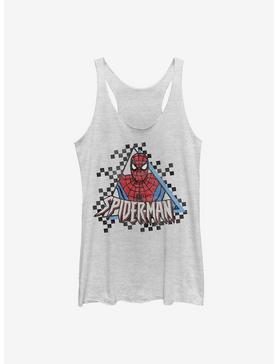 Marvel Spider-Man Spider Checked Womens Tank Top, , hi-res