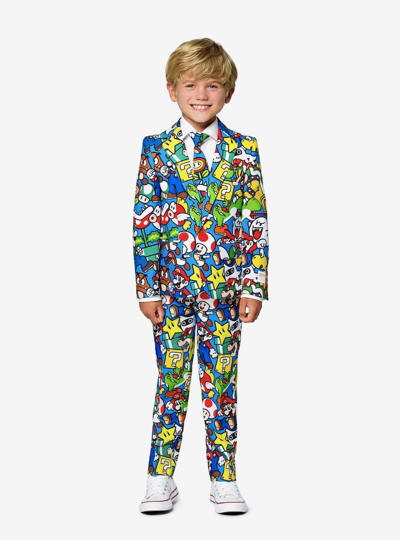 OppoSuits Nintendo Super Mario Youth Suit, , hi-res