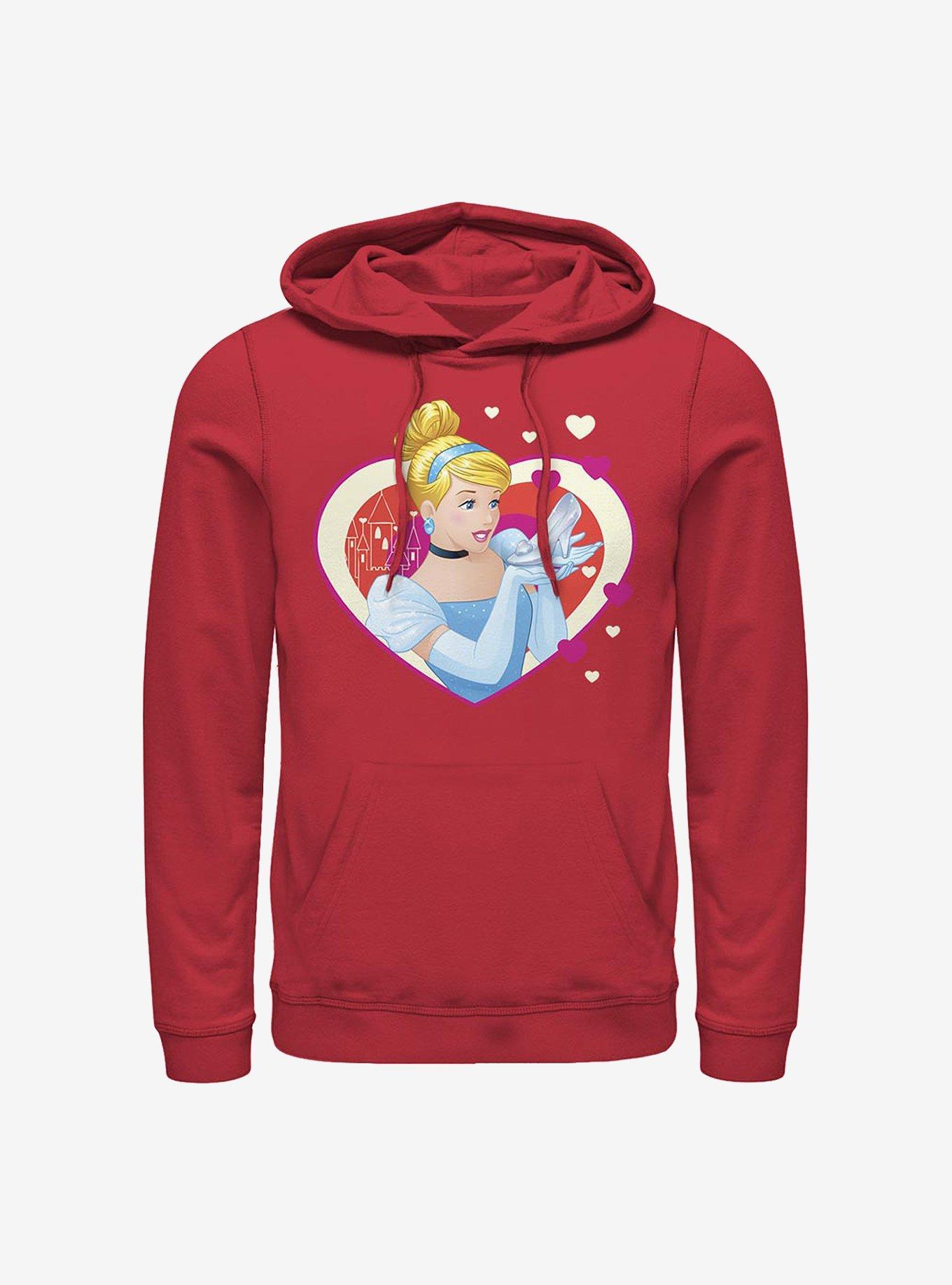 Red disney hoodie hot sale