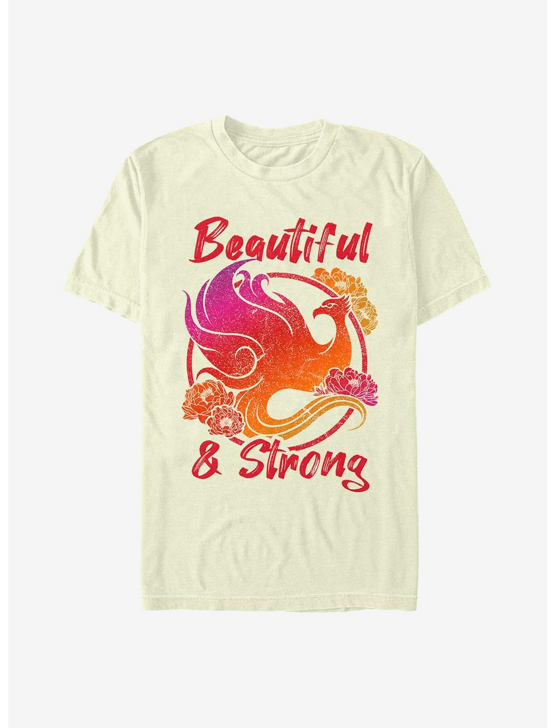 Disney Mulan Beautiful Strong Phoenix T-Shirt, NATURAL, hi-res