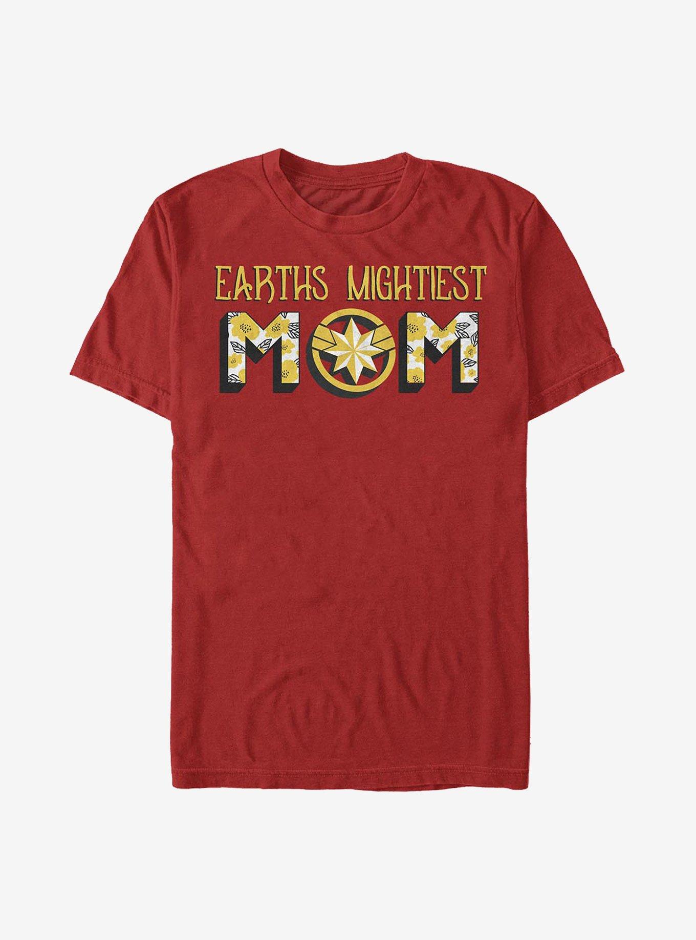 Marvel Captain Marvel Earths Mightiest Mom Crew Sweatshirt, , hi-res