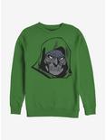 Marvel Fantastic Four Doom Face Crew Sweatshirt, KELLY, hi-res