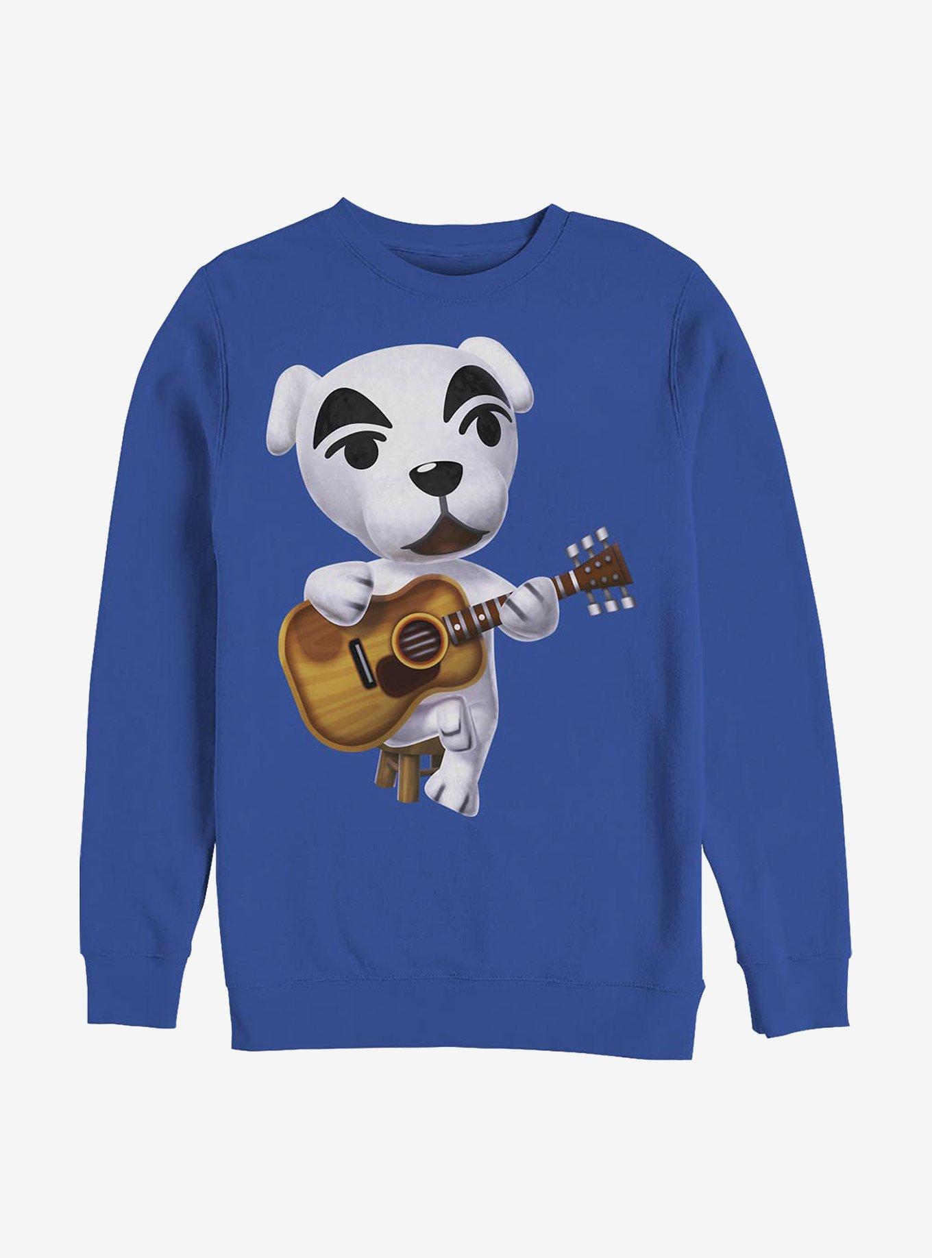 Nintendo Animal Crossing K.K. Slider Crew Sweatshirt, ROYAL, hi-res