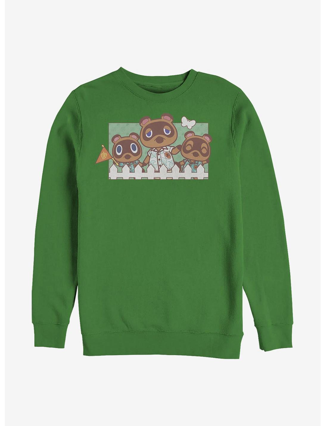 Nintendo Animal Crossing Nook Family Crew Sweatshirt, KELLY, hi-res