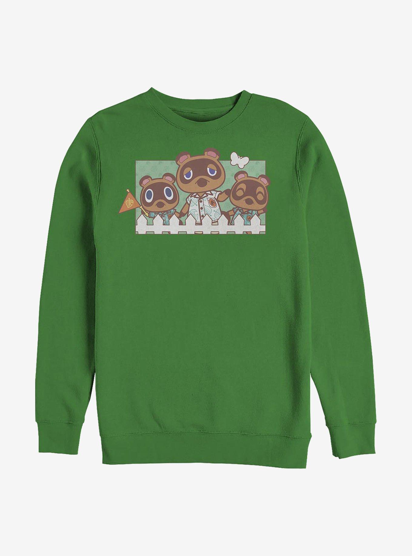 Nintendo Animal Crossing Nook Family Crew Sweatshirt, KELLY, hi-res