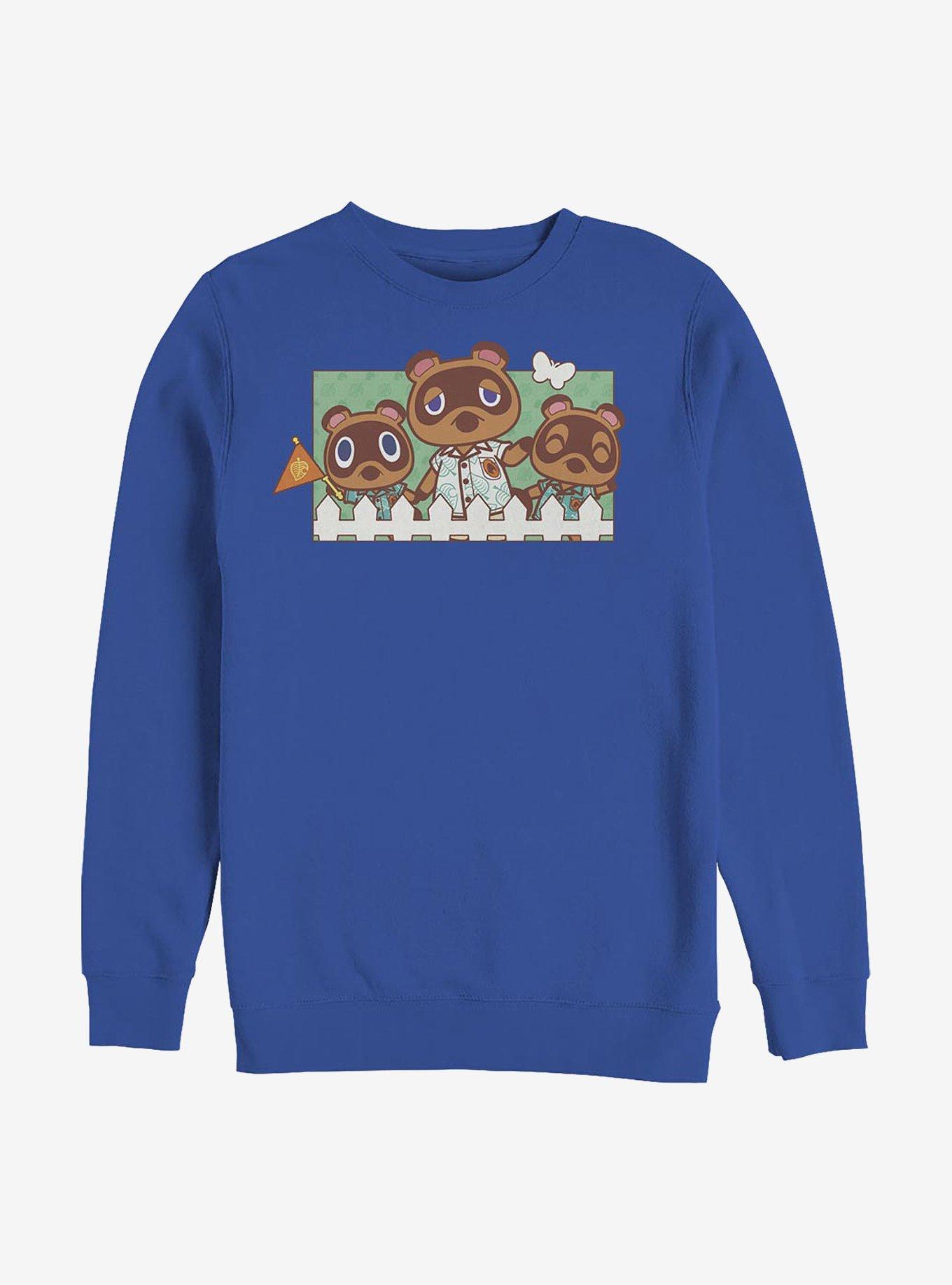 Nintendo Animal Crossing Nook Family Crew Sweatshirt, ROYAL, hi-res