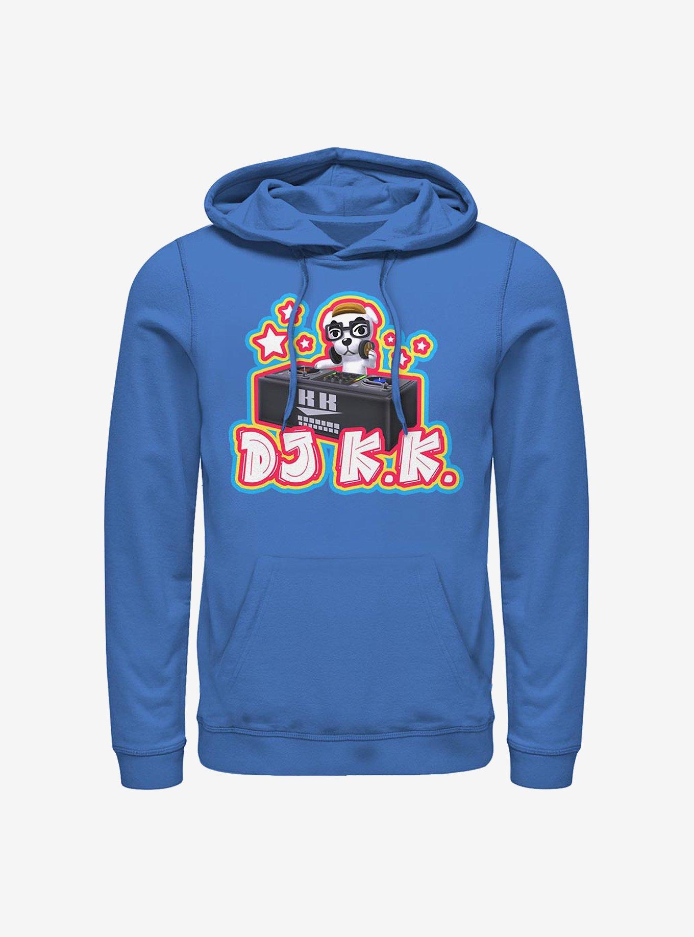 Nintendo Animal Crossing D.J. K.K. Japanese Pop Hoodie, ROYAL, hi-res