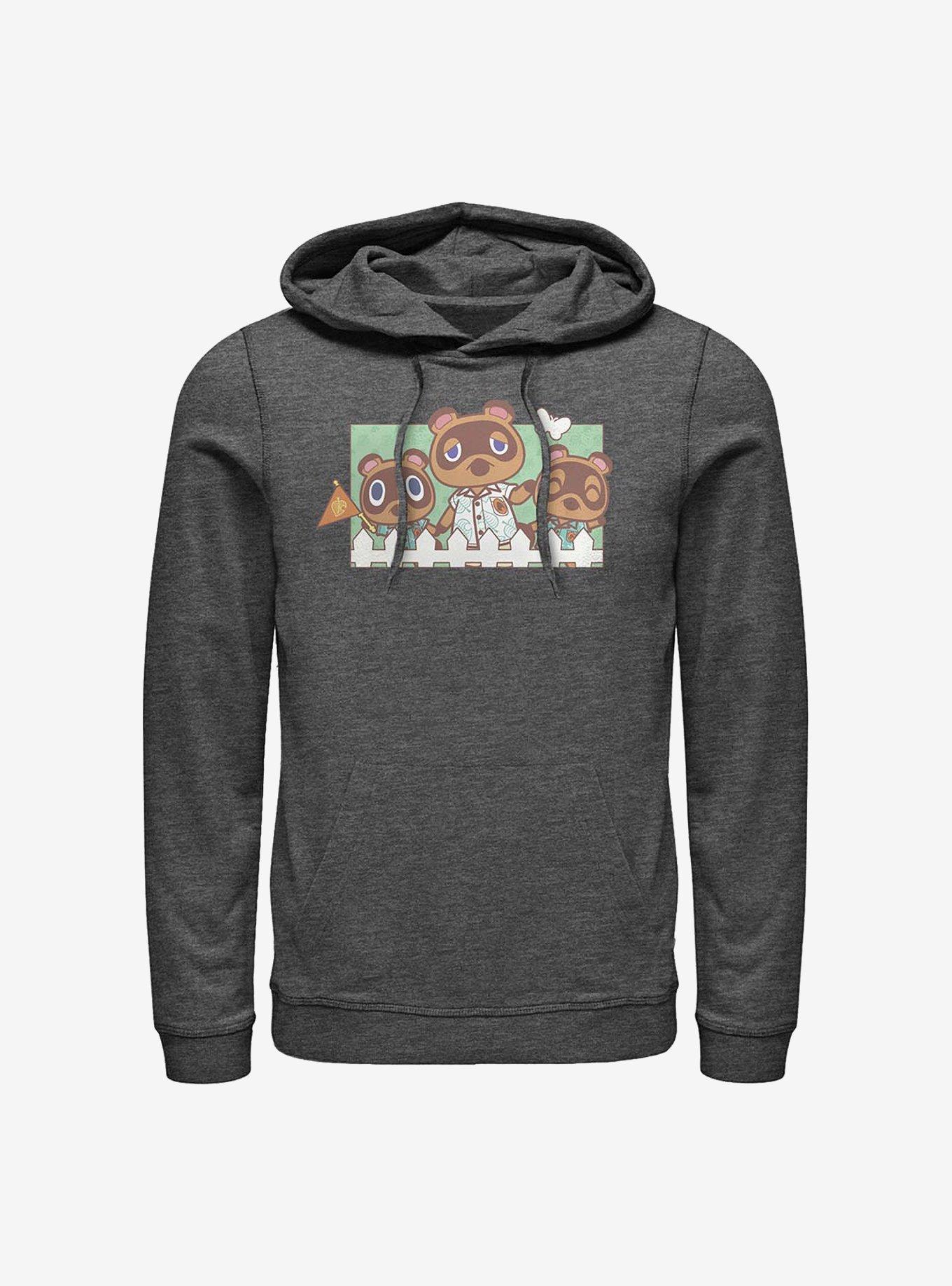 Nintendo Animal Crossing Nook Family Hoodie, CHAR HTR, hi-res