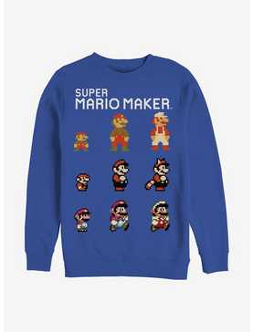 Nintendo Mario Evolutuon Crew Sweatshirt, , hi-res