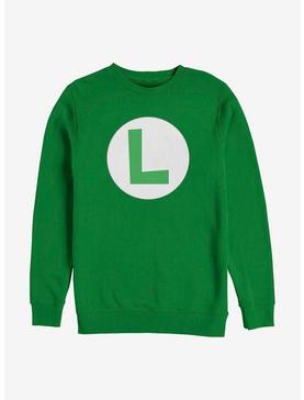 Nintendo Mario Luigi Icon Crew Sweatshirt, , hi-res