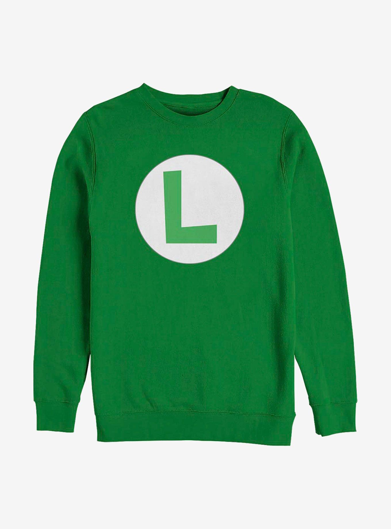 Nintendo Mario Luigi Icon Crew Sweatshirt, , hi-res